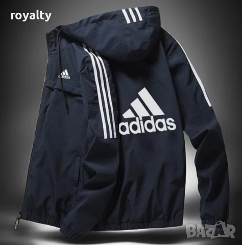 Adidas тъмно синя ветровка - шушляк 