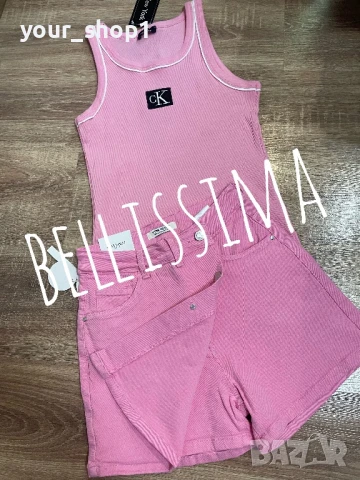 Къса дънкова пола/панталон потник рипс Calvin Klein Miu Miu , снимка 8 - Потници - 50711092