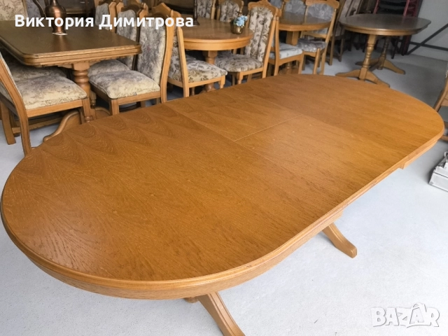 Разтегателна трапезна маса , снимка 2 - Маси - 51714425