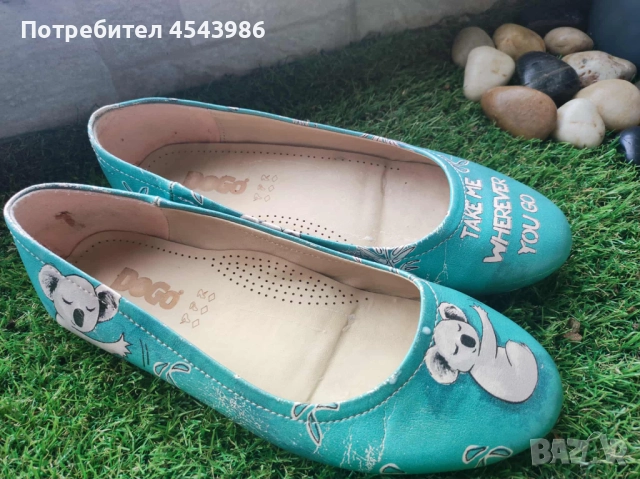 Дамски обувки DOGO от веган кожа с равна подметка - Коали, снимка 3 - Дамски ежедневни обувки - 51677215