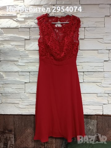 красива рокля в червено М 39лв, снимка 2 - Рокли - 43146839