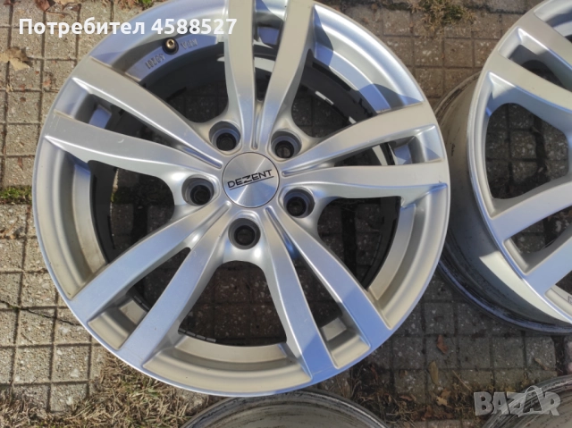 Джанти Dezent 16'' 5x114,3 6,5J et48 за Тойота Лексус, Сузуки Toyota Lexus, снимка 3 - Гуми и джанти - 52282310