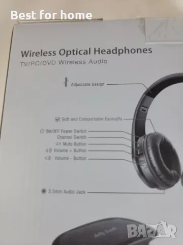 Безжични слушалки за телевизор YH680 с безжичен предавател, снимка 11 - Bluetooth слушалки - 47731771