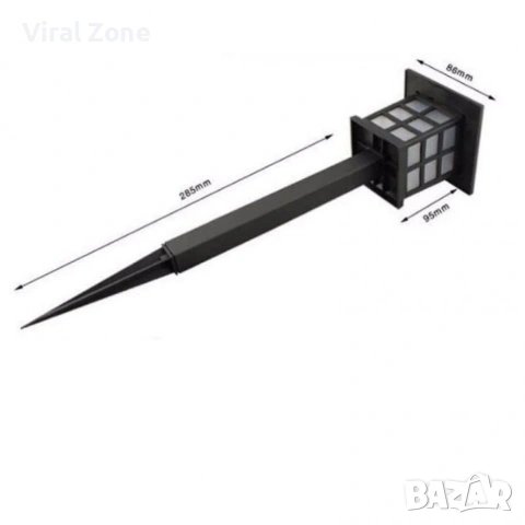 Комплект от 6 броя соларни LED лампи за двор и градина , снимка 12 - Соларни лампи - 53436187