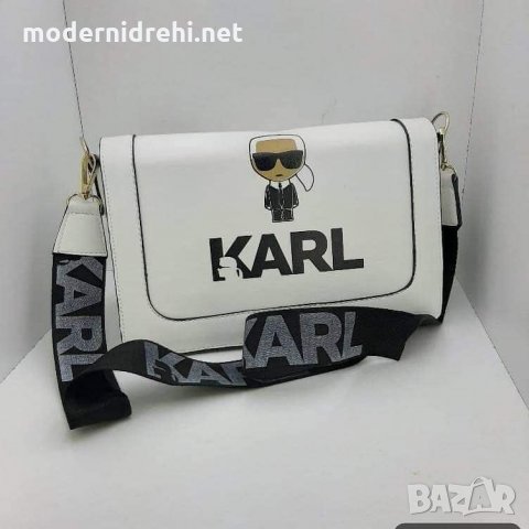Дамска чанта Karl Lagerfeld, снимка 1 - Чанти - 32599610