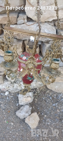 Стар кахлен газов полюлей , снимка 7 - Други ценни предмети - 52052143