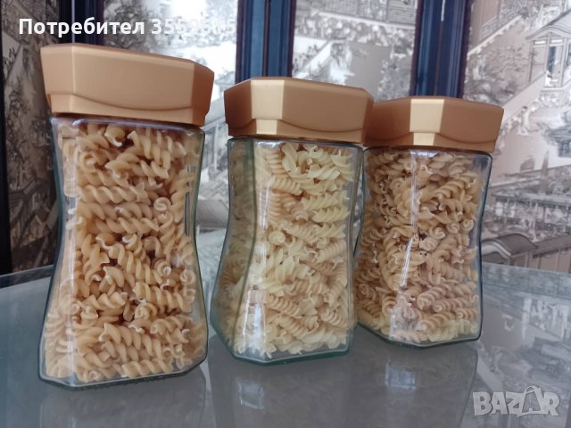 големи стъклени буркани за хранителни продукти, снимка 1