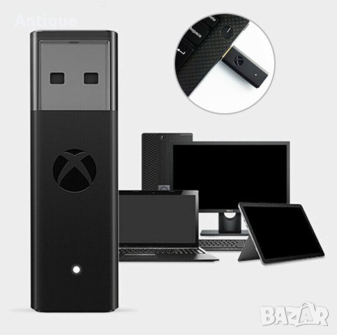 Адаптер за Wireless Xbox One Controller джойстик за Xbox One и Xbox Series S/X, снимка 6 - Xbox конзоли - 43480776