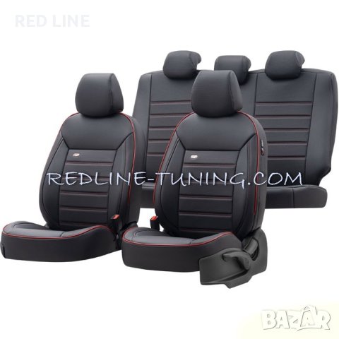 Тапицерия за седалки Premium PRM115 Черно/Червено, снимка 4 - Аксесоари и консумативи - 43831867