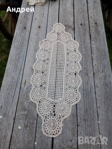 Стара плетена покривка #4, снимка 2 - Антикварни и старинни предмети - 28704464