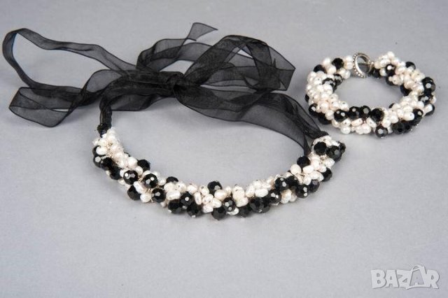 Гривни от естествени перли със сертификат, снимка 7 - Гривни - 43893240