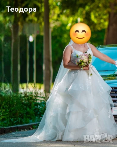 Булчинска рокля, снимка 3 - Рокли - 49360110