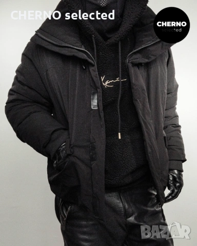Мъжко черно пухено яке ZARA Water Repellent 4-Way Stretch Puffer Jacket – Размер L•XL , снимка 6 - Якета - 53155687