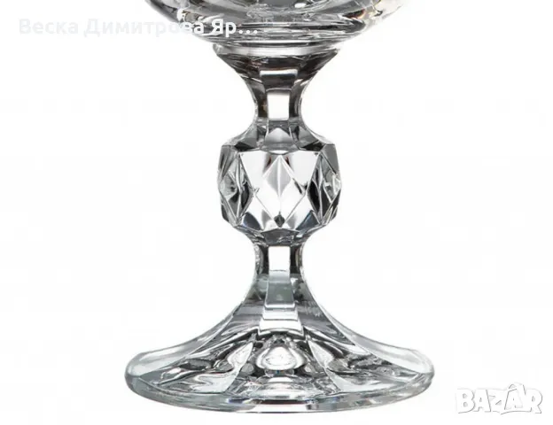 Комплект ot 6 чаши за аперитив със столче Bohemia Sterna, 150мл, снимка 2 - Чаши - 49134561