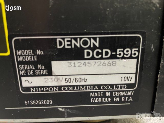 DENON DCD-595 - CD Player Сиди Плеър, снимка 6 - Декове - 40143468