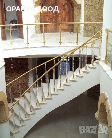 АЛУМИНИЕВ ПАРАПЕТ КРИСТАЛНА / ПЛЕКСИ КОЛОНКА ЗА ПАРАПЕТ 