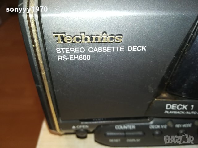 TECHNICS RS-EH600 DECK MADE IN JAPAN-SWISS 2212231712, снимка 9 - Декове - 43516199