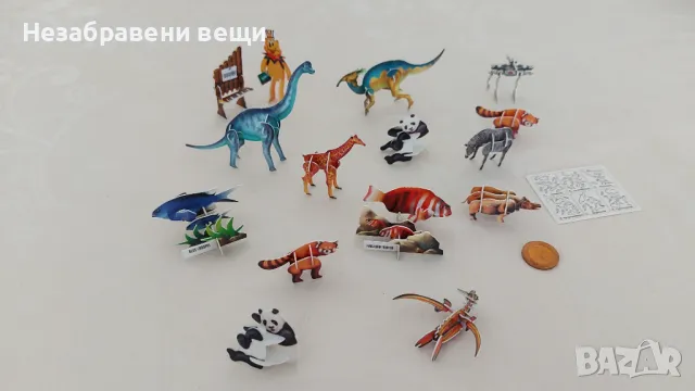 Колекция миниатюрни сглобяеми фигурки от 90-те, снимка 3 - Колекции - 47487281