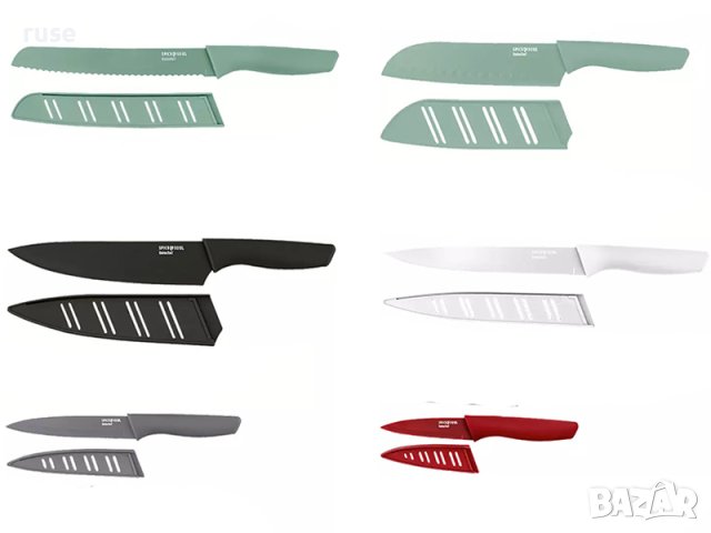 НОВИ! Комплект ножове 6 броя ILAG® покритие, снимка 9 - Прибори за хранене, готвене и сервиране - 43132337