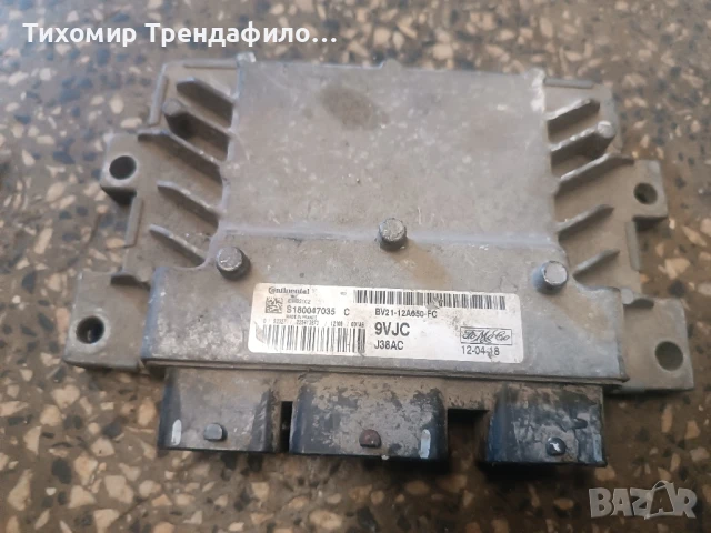 ECU 9VJC BV21-12A650-FC компютър FORD FIESTA 1.2i Continental S180047035 C , J38AC, EMS2102, снимка 3 - Части - 51237332