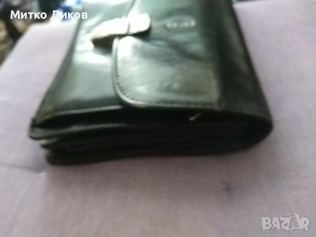 Чанта за ръка борсета с много прегради маркова италианска на Giudi естествена кожа 250х185мм, снимка 5 - Чанти - 51721659