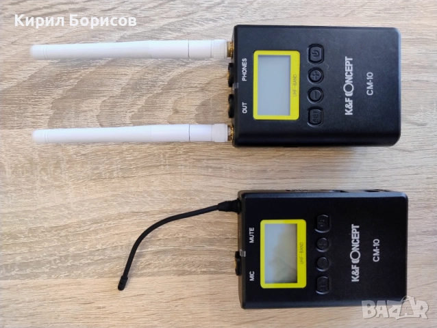 Безжичен микрофон K&F Concept, снимка 2 - Чанти, стативи, аксесоари - 51666498