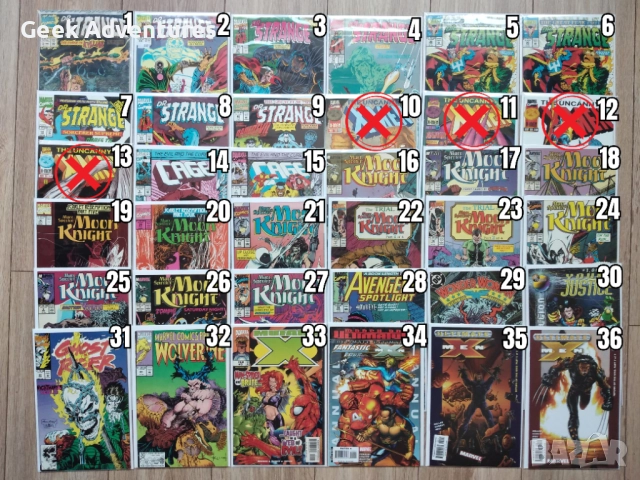 Comic Books/Комикси - X-Men, Punisher, Deadpool, Batman, Dr.Strange, Moon Knight, снимка 2 - Списания и комикси - 48013618
