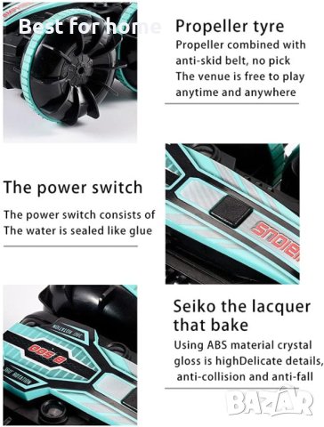 Кола амфибия,Двойно дистанционно контролер+часовник за разпознаване на жестове 2,4 GHz , снимка 6 - Коли, камиони, мотори, писти - 43178612