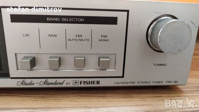 fisher fm-30, снимка 7 - Радиокасетофони, транзистори - 33198663