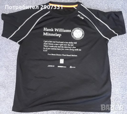 Тениска на кънтри певец Hank Williams, снимка 1 - Тениски - 37532975
