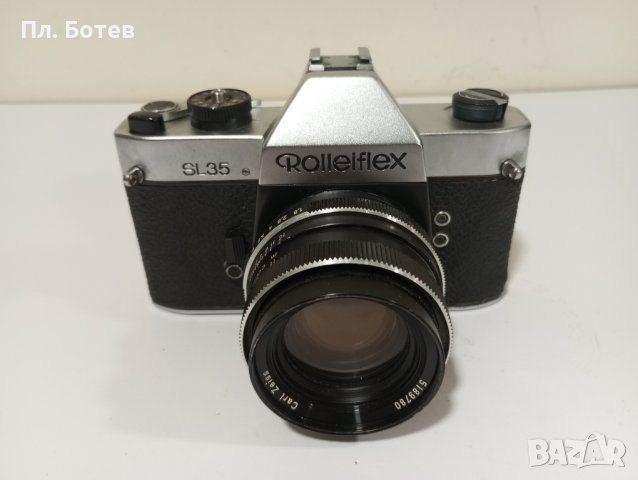 Фотоапарат Rolleiflex с обектив Carl Zeiss Planar 1.8/50, снимка 2 - Фотоапарати - 43793323