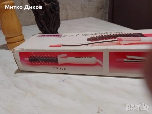 Електрическа преса за коса маша четка маркова нова, снимка 3 - Преси за коса - 53512313