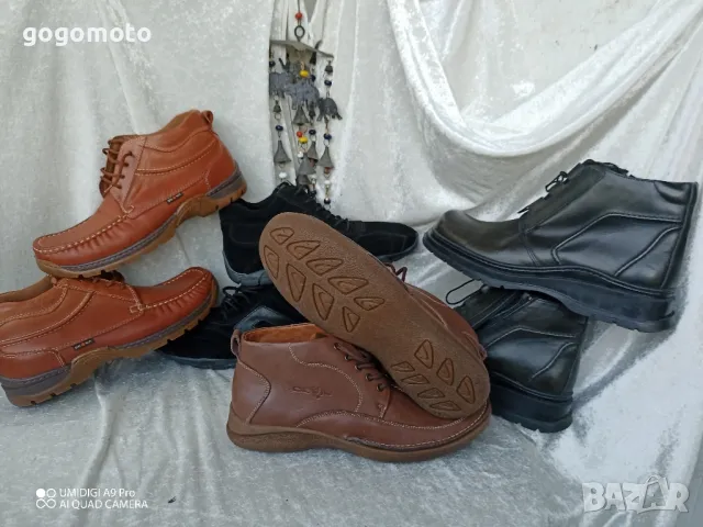 Боти, мъжки боти НОВИ, 💯% ВИСОКОКАЧЕСТВЕНА ЕСТЕСТВЕНА КОЖА , снимка 11 - Мъжки боти - 47426013
