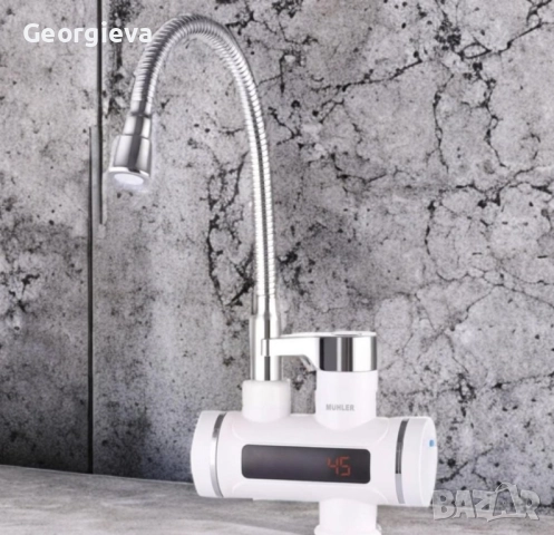 Водонагревател , LED, гъвкав струйник, за стена или плот, снимка 4 - Бойлери - 47753207