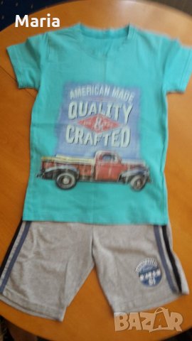 тениски и къси панталони р. 122 изгодно и практично