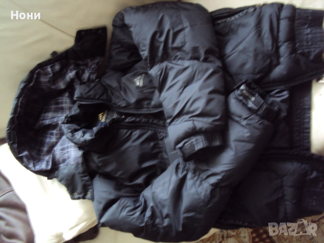 Юношеско топло пухено яке на ADIDAS- ръст М, снимка 5 - Детски якета и елеци - 52502199
