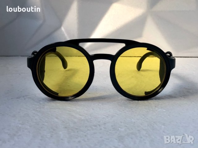 Carrera Мъжки слънчеви очила с кожа кръгли, снимка 6 - Слънчеви и диоптрични очила - 40539667