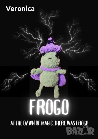 Плетена жаба, снимка 2 - Плюшени играчки - 52479203