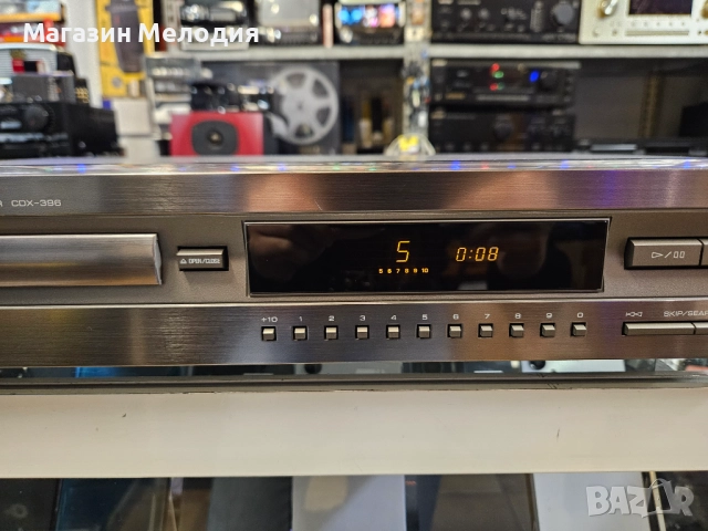 CD Player Yamaha CDX-396 Titan С оригинално дистанционно. В отлично техническо и визуално състояние., снимка 4 - Декове - 52810218