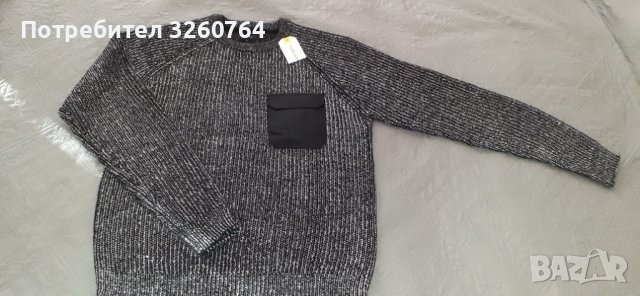 Мъжки вълнен пуловер, снимка 1 - Пуловери - 43746497