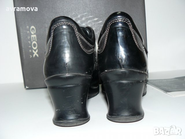 GEOX спортни обувки, черни, 7см платформа – 38н, 258мм, снимка 8 - Дамски ежедневни обувки - 28746289
