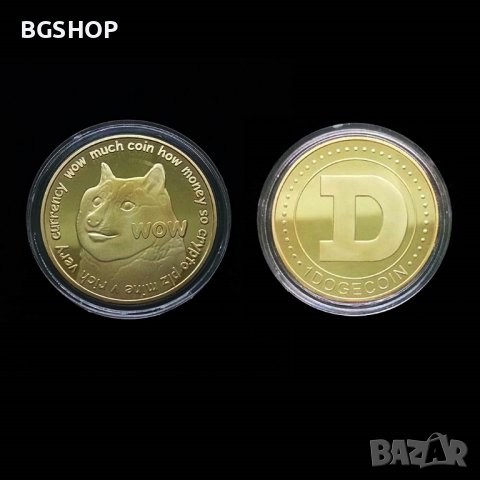 1 Dogecoin / 1 Догекойн Монета ( DOGE ) - Gold, снимка 3 - Нумизматика и бонистика - 38187369