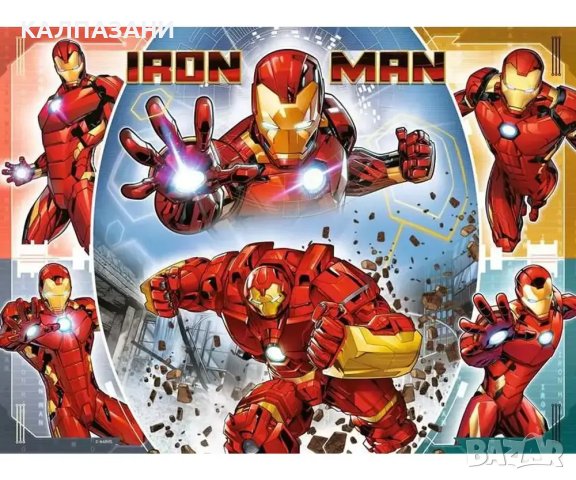Пъзел Ravensburger 100 ел. XXL - Железният човек, снимка 2 - Игри и пъзели - 43746996