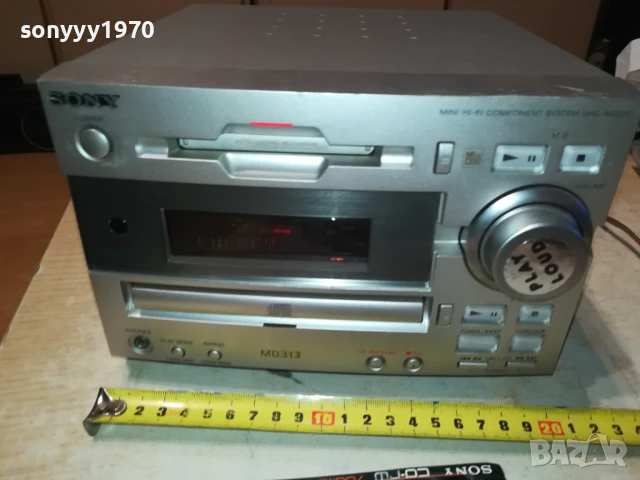 SONY HCD MD-313 MINIDISC/CD RECEIVER-ВНОС SWISS 1708251152, снимка 12 - Ресийвъри, усилватели, смесителни пултове - 51390905