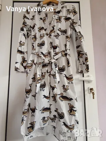 Samsoe Samsoe рокля/риза с патета, снимка 3 - Рокли - 50045531