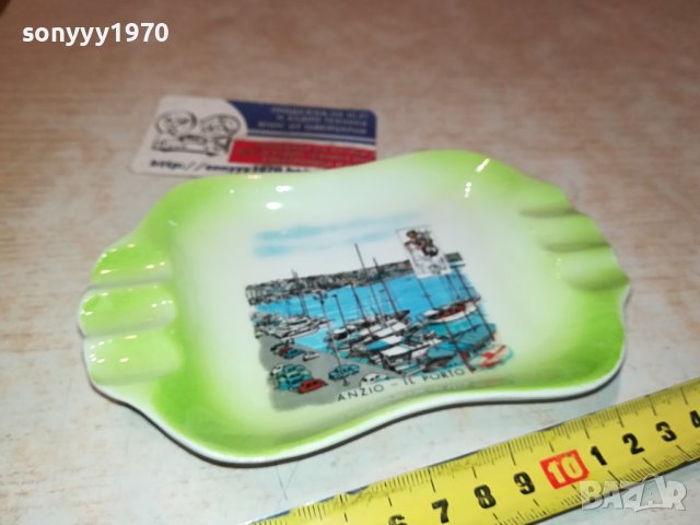 ANZIO IL PORTO ITALY-ПЕПЕЛНИК ОТ ИТАЛИЯ 2801241711, снимка 8 - Антикварни и старинни предмети - 44016448