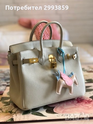 чанта Ермес Бъркин мини*HERMES BIRKIN 35 ETOUPE TOGO GOLD HARDWARE, снимка 15 - Чанти - 38101960