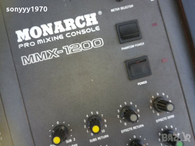 MONARCH MMX-1200 PRO MIXING CONSOLE-FRANCE 2011211955, снимка 14 - Ресийвъри, усилватели, смесителни пултове - 34872962