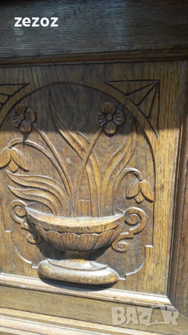 Шкаф антикварен масив, снимка 7 - Шкафове - 53070763