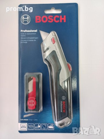 Bosch професионален макетен нож, скалпел, резец, СИН ЦВЯТ, снимка 2 - Други инструменти - 31171144